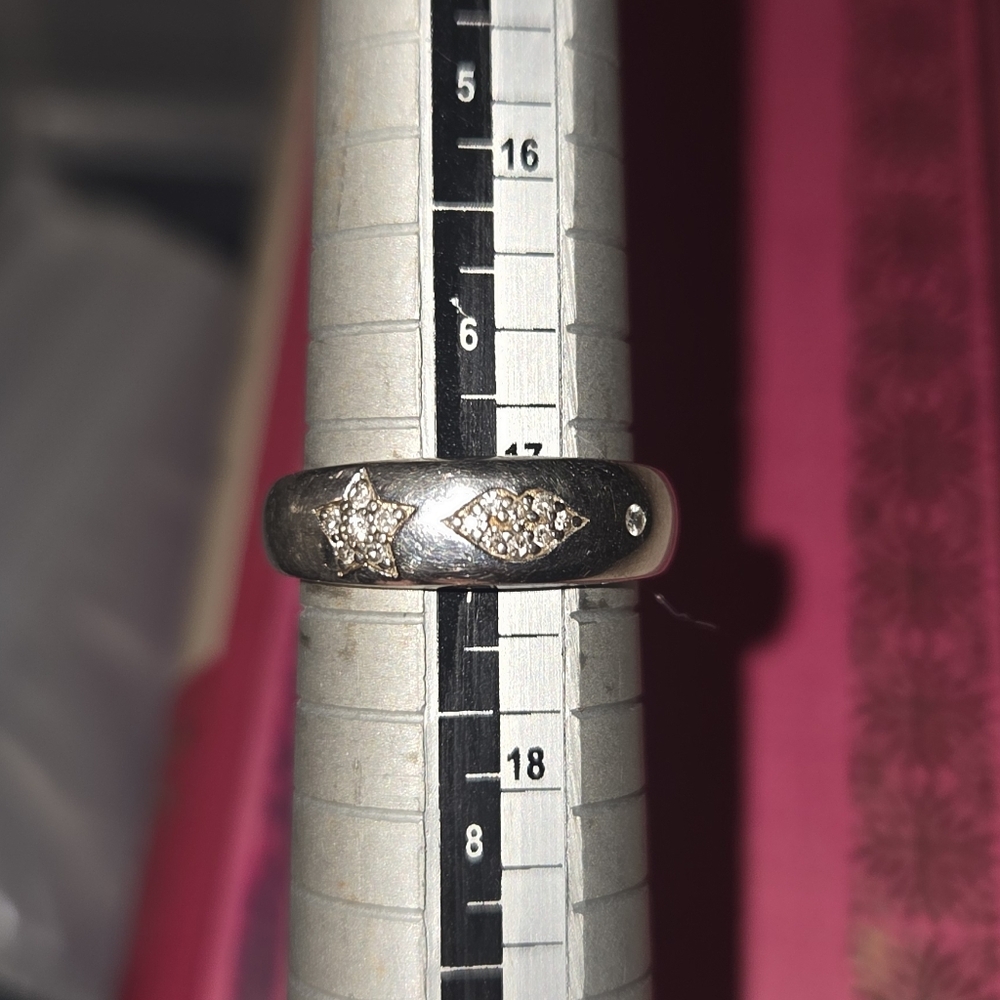 Marilyn Monroe Silver Diamond Ring